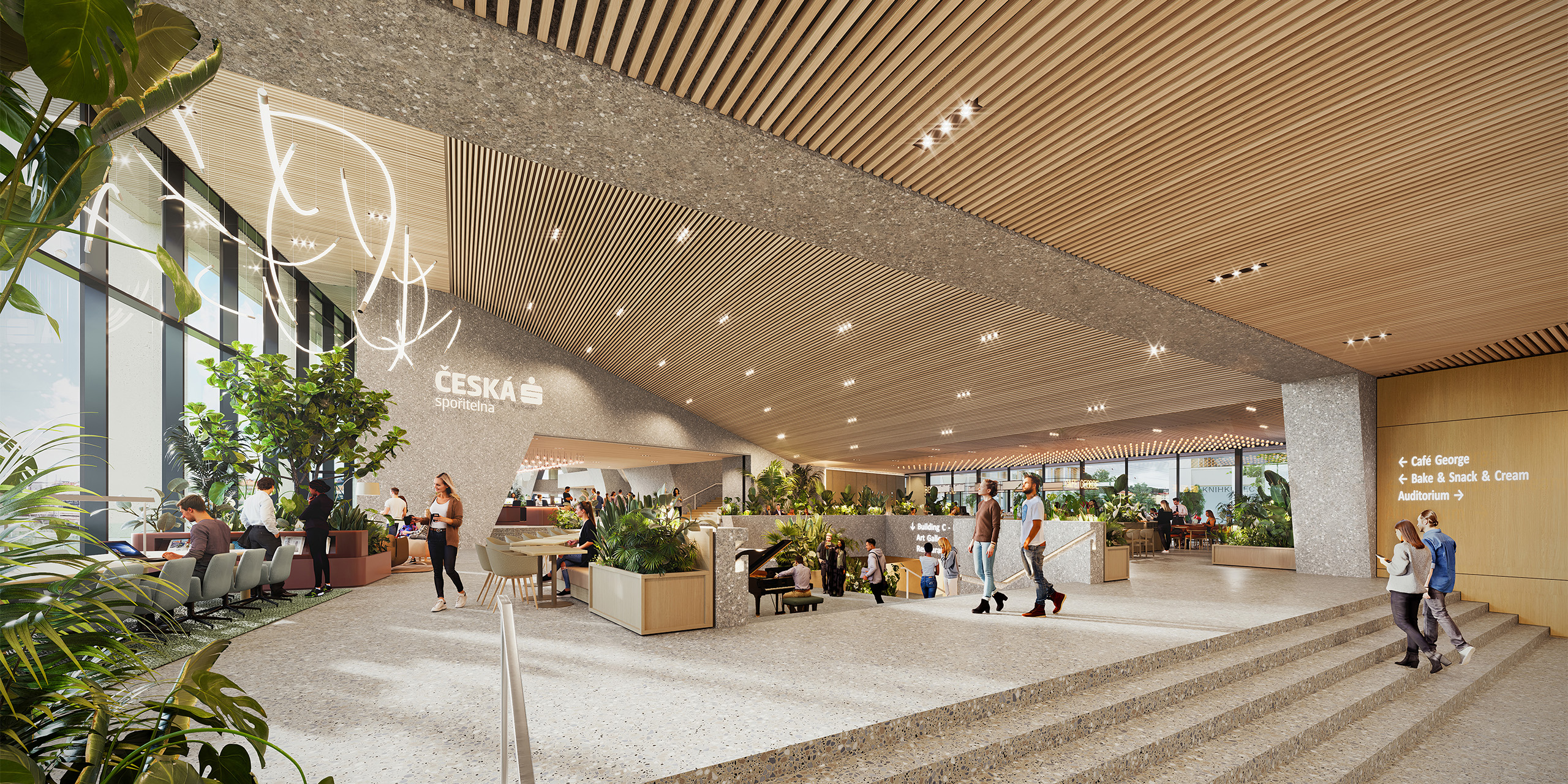Hospitality at the heart of the Česká Spořitelna Campus in Prague >